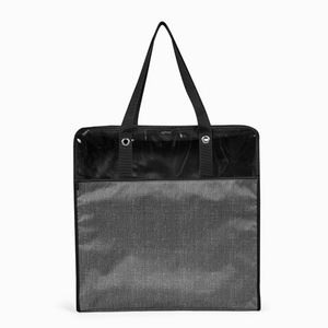 Thirty-One Gifts Utility Storage Tote in Charcoal Crosshatch